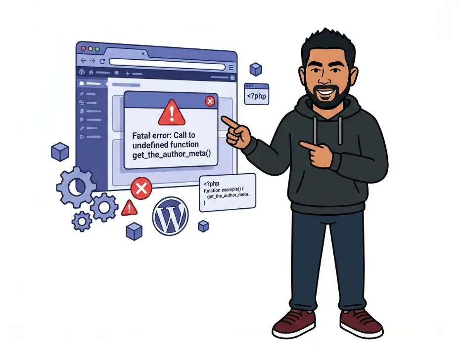 How to Fix Undefined Function get_the_author_meta() in WordPress