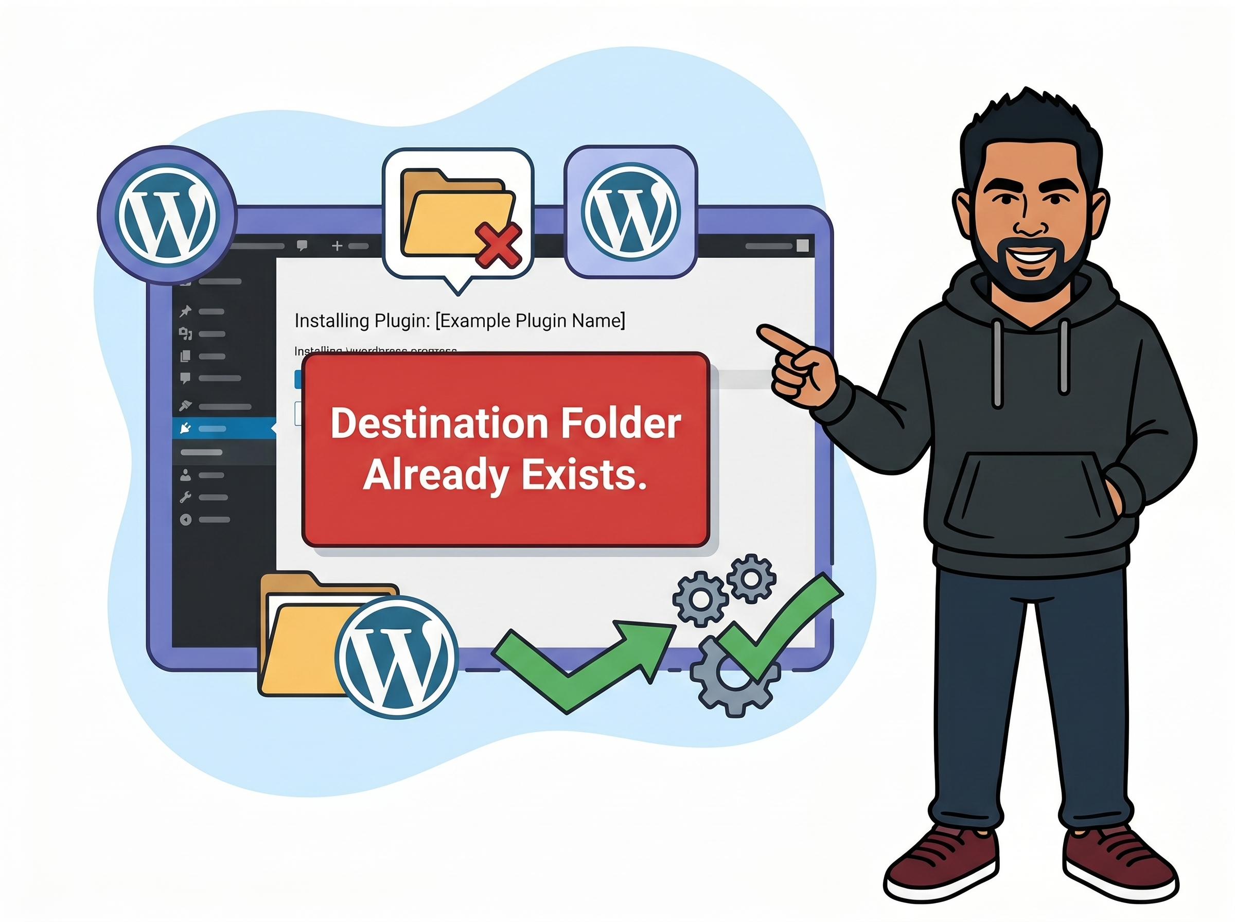 How to Fix WordPress Destination Folder Already Exists Error
