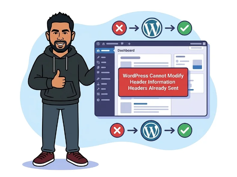 How to Fix WordPress Cannot Modify Header Information Error