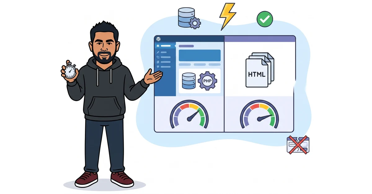 WordPress vs Static Site: I Measured Both, Here’s the Truth