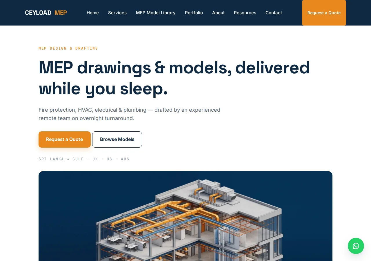 Screenshot of mep.ceyload.com